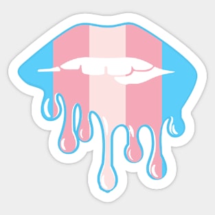 Trans Pride Lips Sticker